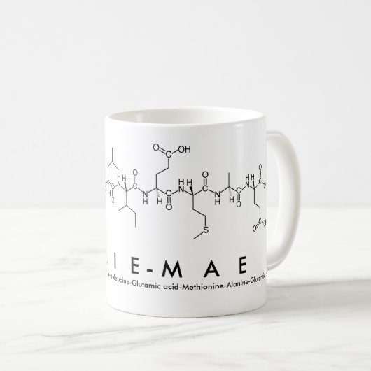 Mug nom peptide Lillie-Mae (Devant droit)