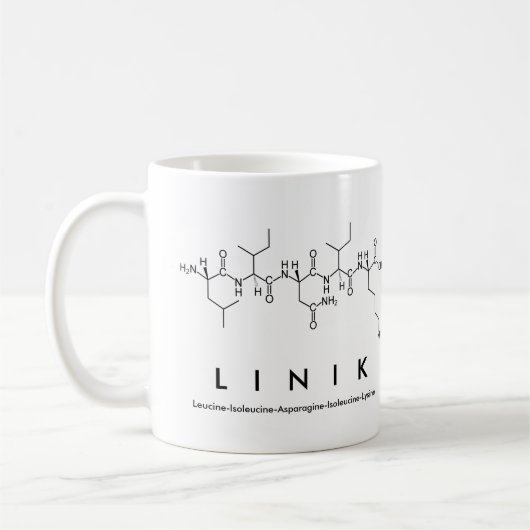 Mug nom peptide Linik (Gauche)