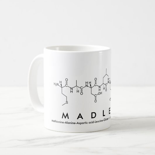 Mug nom peptide Madleen (Devant gauche)