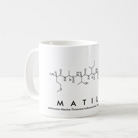 Mug nom peptide Matilde (Devant gauche)