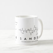 Mug nom peptide Sander (Devant droit)