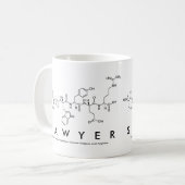 Mug nom peptide Sawyer (Devant gauche)