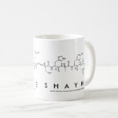 Mug nom peptide Shayne (Devant droit)
