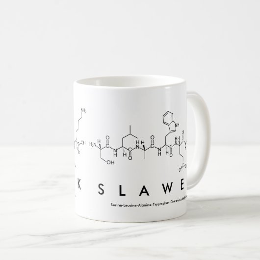 Mug nom peptide Slawek (Devant droit)