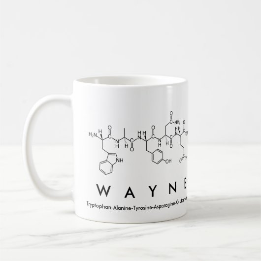 Mug nom peptide Wayne (Gauche)