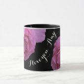 Mug Nom personnalisable Amy jolies roses roses roses v (Centre)
