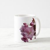 Mug Nom personnalisable Grace rose cerisier boho fleur (Devant droit)