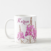 Nom personnalisable Karen joli fleurs roses floral
