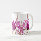 Mug Nom personnalisable Kate rose tulip fleurs sauvage (Devant droit)