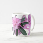 Mug Nom personnalisable Lizzie joli rose L monogramme (Devant droit)