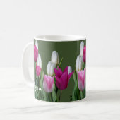 Mug Nom personnalisable Miriam jolies fleurs de tulipe (Devant gauche)