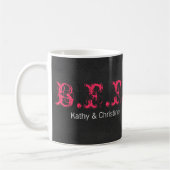 Mug Nom personnalisable pour toujours b.f.f. de BFF (Gauche)