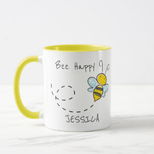 Mug Nom personnalisé   Abey Happy