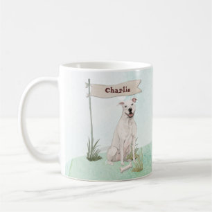Mug Nom personnalisé American Staffordshire Terrier ch