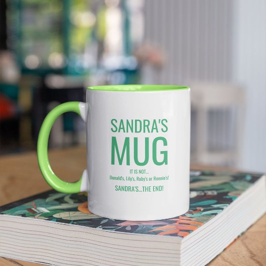 Mug Nom personnalisé amusant | Pas le vôtre