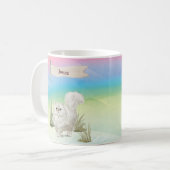 Mug Nom personnalisé Animal de chat persan (Devant gauche)