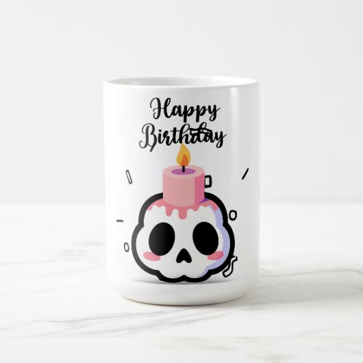 Mug Nom personnalisé Anniversaire (Centre)