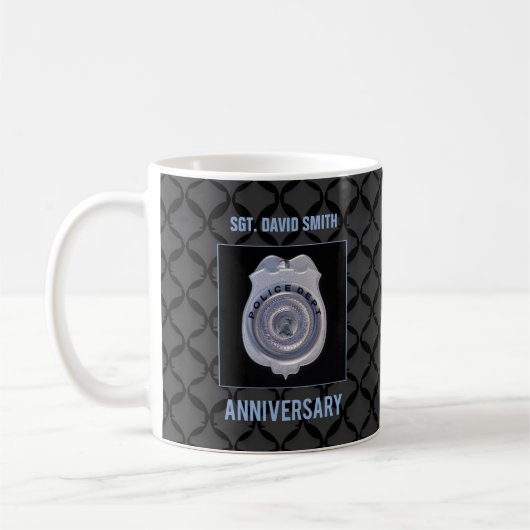 Mug Nom personnalisé, Anniversaire avec le département (Gauche)
