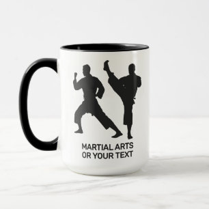 Mug Nom personnalisé & Arts martiaux texte