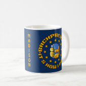 Mug Nom personnalisé BACKPACKING (Devant droit)