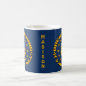 Mug Nom personnalisé BACKPACKING (Centre)