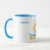 Mug Nom personnalisé Bahamas (Gauche)