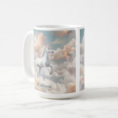 Mug Nom personnalisé belle licorne (Devant gauche)