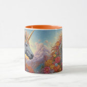 Mug Nom personnalisé belle licorne (Centre)