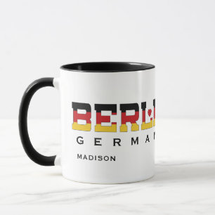 Mug Nom personnalisé Berlin Allemagne