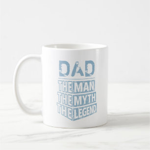 Mug Nom personnalisé bleu L'Homme La Légende
