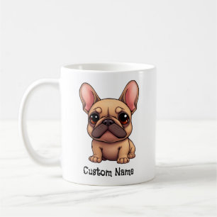 Mug Nom personnalisé Bulldog français Animal de compag
