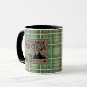 Mug NOM personnalisé Cabine Camping Aventure (Devant gauche)