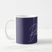Mug Nom personnalisé Cadeau moderne (Gauche)