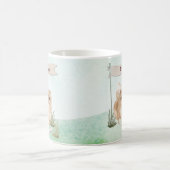 Mug Nom personnalisé Chien Pommeranian (Centre)