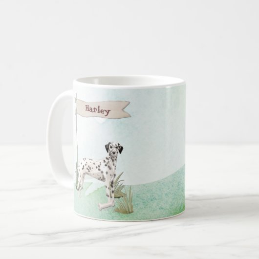 Mug Nom personnalisé Chien pour animaux de compagnie d (Devant gauche)