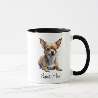 Mug Nom personnalisé Chihuahua, animal de compagnie ch