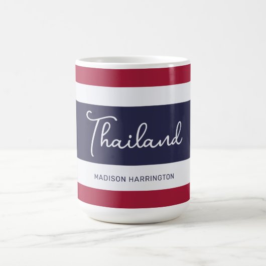 Mug Nom personnalisé Couleurs Thaïlande (Centre)