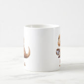Mug Nom personnalisé Cute Dinosaur (Centre)