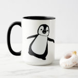 Mug Nom personnalisé Cute Peeking Penguin Holiday Two<br><div class="desc">Voici notre nom personnalisé Cute Peeking Penguin Holiday Two Mug! Cette charmant tasse est parfaite pour répandre la joie des vacances et faire sourire vos proches. La tasse présente une adorable illustration de pingouin qui parcourt la tasse, ajoutant une touche ludique à vos festivités de vacances. Pour le rendre vraiment...</div>