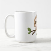 Mug Nom personnalisé Cute Sloth Sleeping (Gauche)