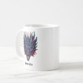 Mug Nom personnalisé de dragon mythique (Devant gauche)