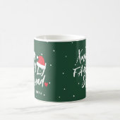 Mug Nom personnalisé de la famille Noël squad script (Centre)