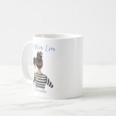 Mug Nom personnalisé de la meilleure maman jamais pers (Devant gauche)