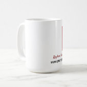Mug Nom personnalisé de l'employé du personnel Logo du (Devant gauche)