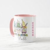 Mug Nom personnalisé de l'ensemble de Y'all Gnomes de (Devant gauche)