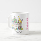Mug Nom personnalisé de l'ensemble de Y'all Gnomes de (Devant gauche)