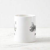 Mug Nom personnalisé de l'ensemble du chat moderne (Centre)