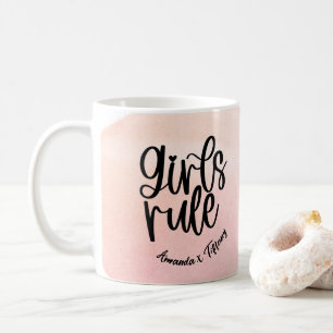 Mug Nom personnalisé de meilleure amie Les filles règn