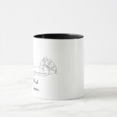 Mug Nom personnalisé des aînés Date Mère (Centre)