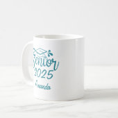 Mug Nom personnalisé Diplômé (Devant gauche)